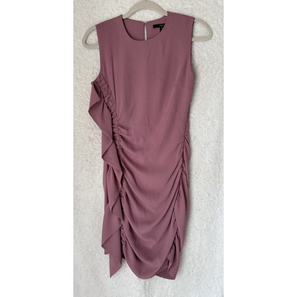 AQ/AQ 'Macey' Ash Rose Ruched Dress Size 4